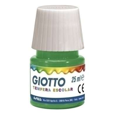 F356913-TEMPERA GIOTTO 25 ml VERDE ESMERALDA precio por 6 unidades