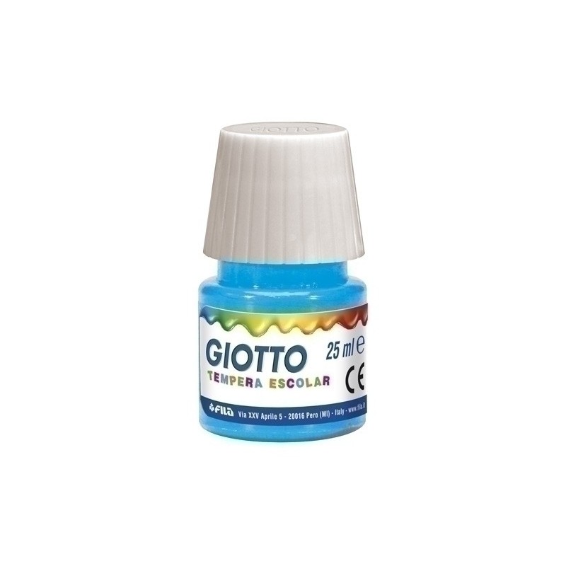 F356915-TEMPERA GIOTTO 25 ml CIAN precio por 6 unidades