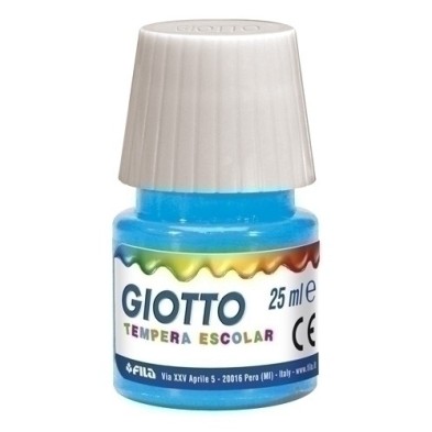 F356915-TEMPERA GIOTTO 25 ml CIAN precio por 6 unidades