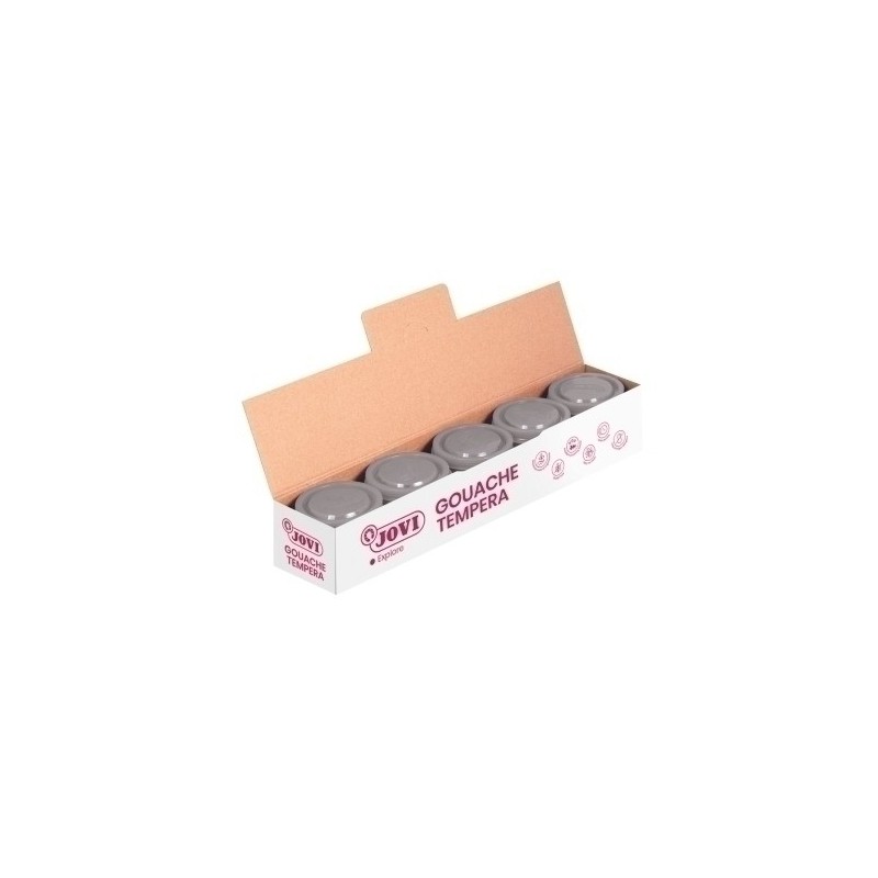 50337-TEMPERA JOVI  35 ml  PLATA precio por 5 unidades
