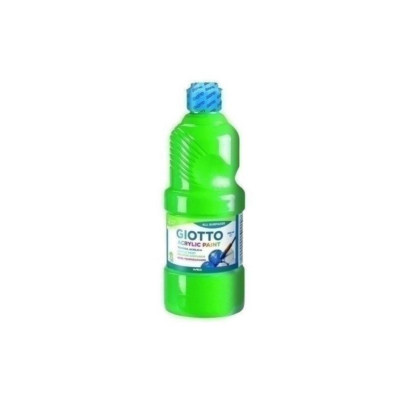 F53371200-TEMPERA GIOTTO ACRIL 500 ml VERDE precio por 1 unidades