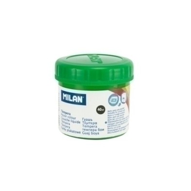 0326006-TEMPERA MILAN 40 ml VERDE CLARO precio por 6 unidades