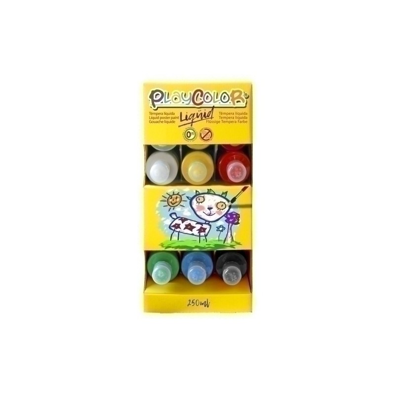 19661-TEMPERA PLAYCOLOR LIQ. 250 ml EXP.18 precio por 1 unidades
