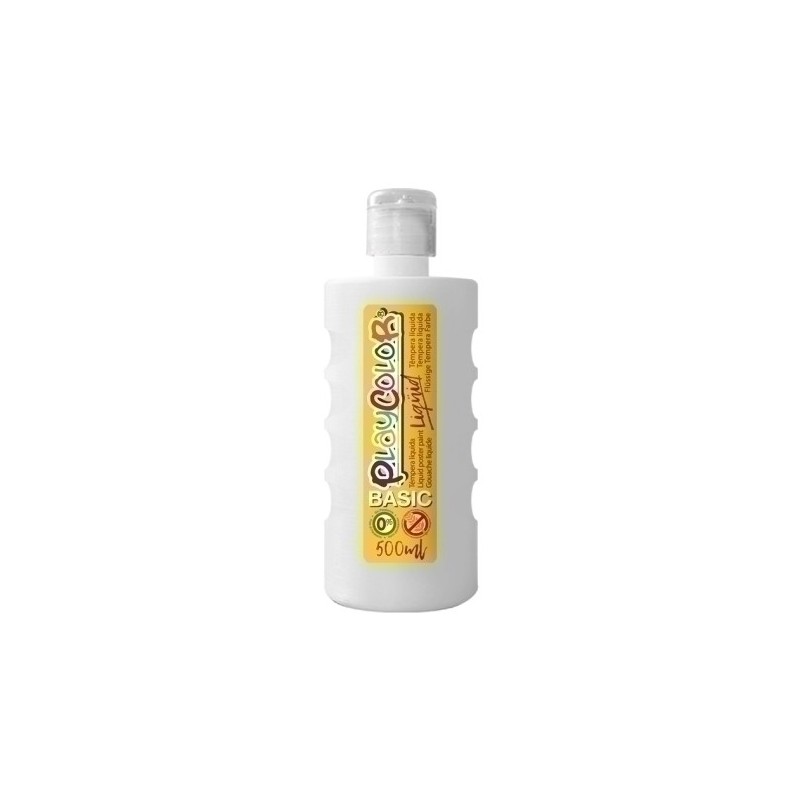 19341-TEMPERA PLAYCOLOR LIQ. 500 ml BLANCO precio por 6 unidades