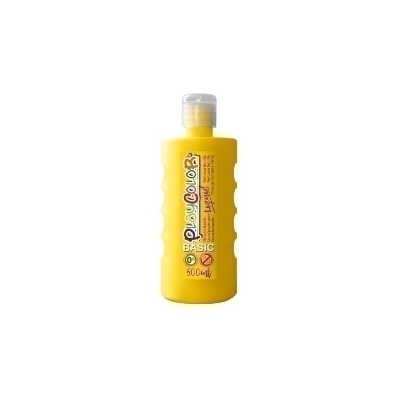 19351-TEMPERA PLAYCOLOR LIQ. 500 ml AMARILLO precio por 6 unidades