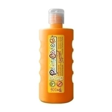 19361-TEMPERA PLAYCOLOR LIQ. 500 ml NARANJA precio por 6 unidades