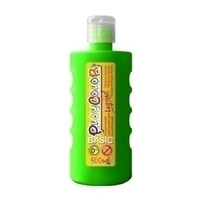 19411-TEMPERA PLAYCOLOR LIQ. 500 ml VERDE OSCU precio por 6 unidades