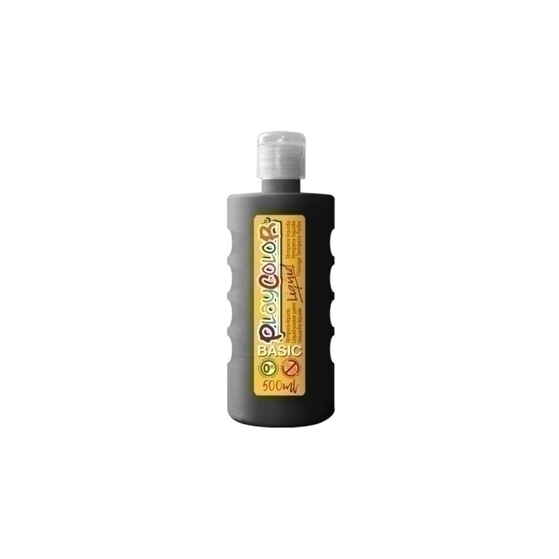 19461-TEMPERA PLAYCOLOR LIQ. 500 ml NEGRO precio por 6 unidades
