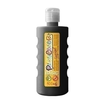 19461-TEMPERA PLAYCOLOR LIQ. 500 ml NEGRO precio por 6 unidades
