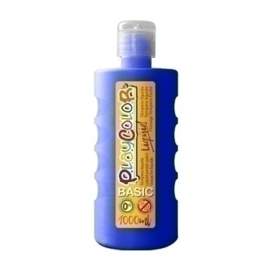 19571-TEMPERA PLAYCOLOR LIQ. 1000 ml AZUL OSCU precio por 6 unidades