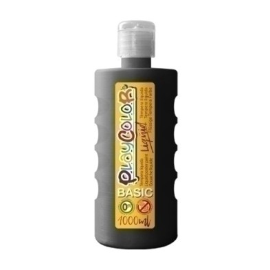 19601-TEMPERA PLAYCOLOR LIQ. 1000 ml NEGRO precio por 6 unidades