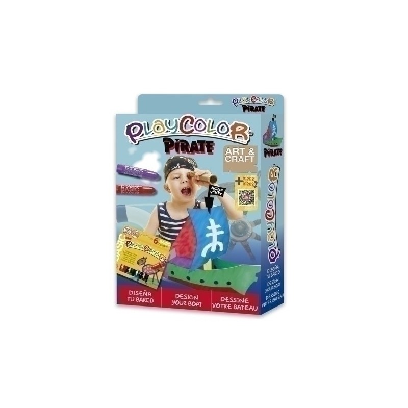 11191-TEMPERA INSTANT PLAYC. ONE PACK PIRATE precio por 1 unidades