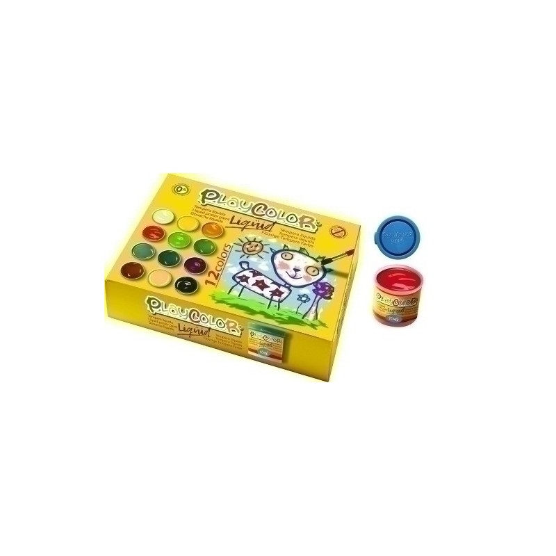 19941-TEMPERA PLAYCOLOR  40 ml ESTUCHE  12 precio por 1 unidades