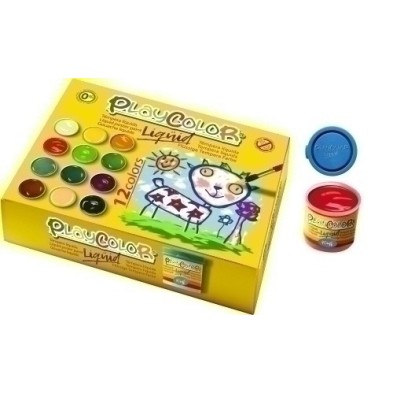 19941-TEMPERA PLAYCOLOR  40 ml ESTUCHE  12 precio por 1 unidades
