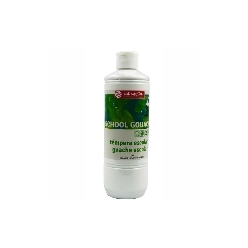 4772100M-TEMPERA TALENS GOUACHE 500 ml BLANCO precio por 1 unidades