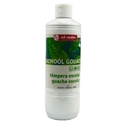 4772100M-TEMPERA TALENS GOUACHE 500 ml BLANCO precio por 1 unidades