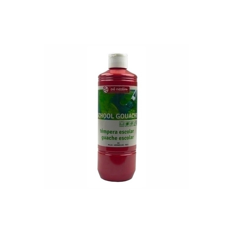 4772300M-TEMPERA TALENS GOUACHE 500 ml ROJO precio por 1 unidades