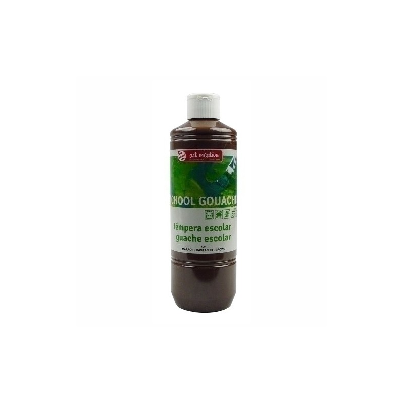 4772400M-TEMPERA TALENS GOUACHE 500 ml PARDO precio por 1 unidades