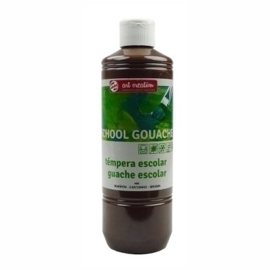 4772400M-TEMPERA TALENS GOUACHE 500 ml PARDO precio por 1 unidades