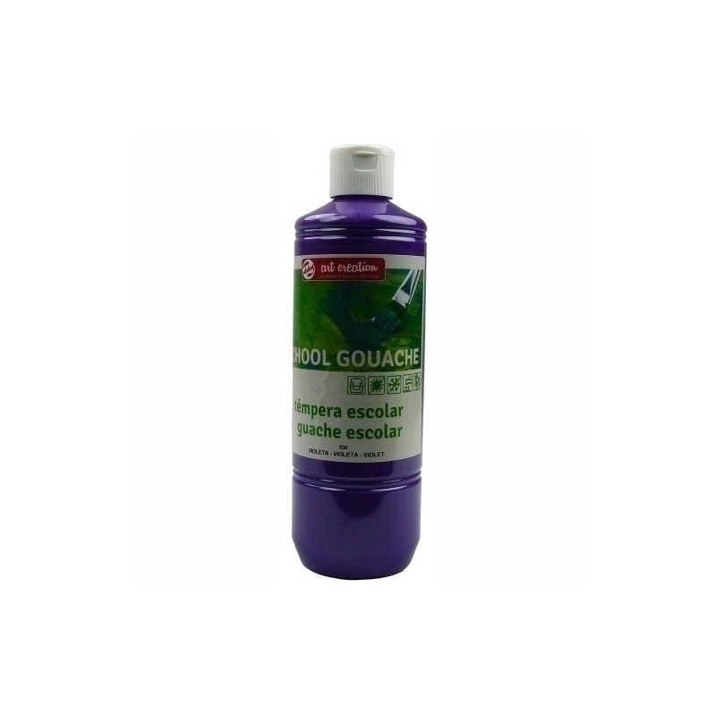 4772536M-TEMPERA TALENS GOUACHE 500 ml VIOLETA precio por 1 unidades
