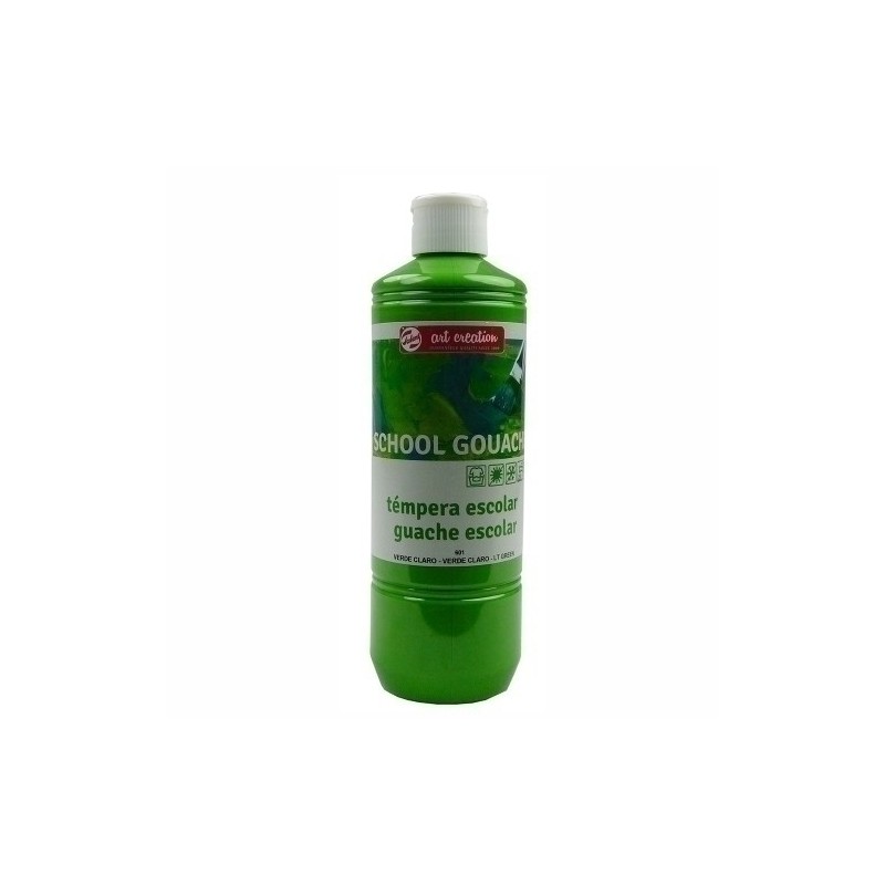 4772601M-TEMPERA TALENS GOUACHE 500 ml VERDE CLAR precio por 1 unidades