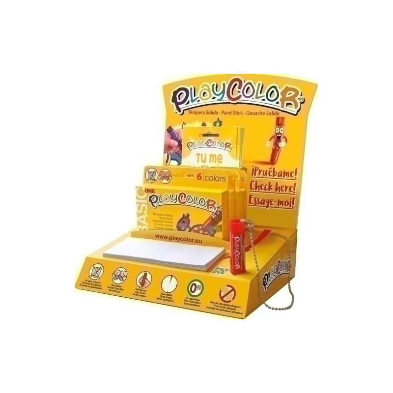 12681-TEMPERA INSTANT  PLAYC.ONE C/6 EXP.6 precio por 1 unidades