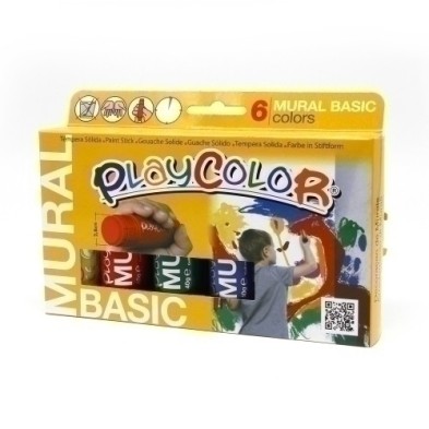58721-TEMPERA PLAYCOLOR MURAL C/6 precio por 1 unidades