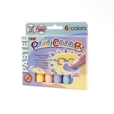 18401-TEMPERA PLAYCOLOR PASTEL C/6 precio por 1 unidades