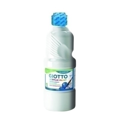 F53370100-TEMPERA GIOTTO ACRIL 500 ml BLANCO precio por 1 unidades