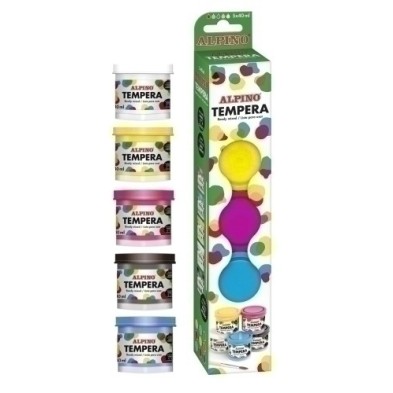 DM020920-TEMPERA ALPINO  40 ml ESTUCHE 5 precio por 1 unidades