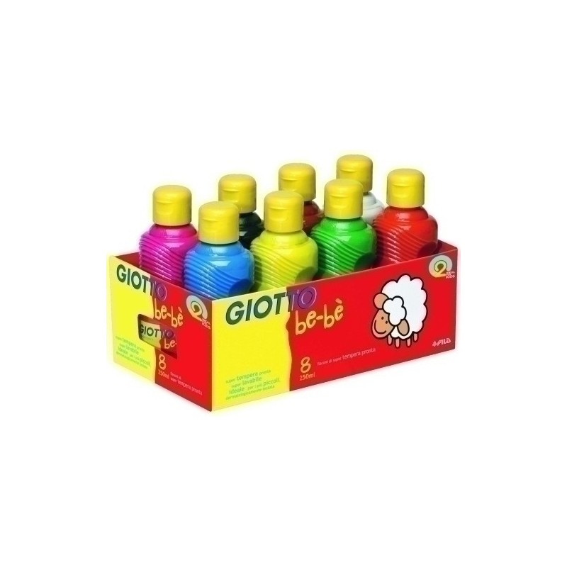 F532000-TEMPERA GIOTTO BEBE LIQ. 8X250ml precio por 1 unidades
