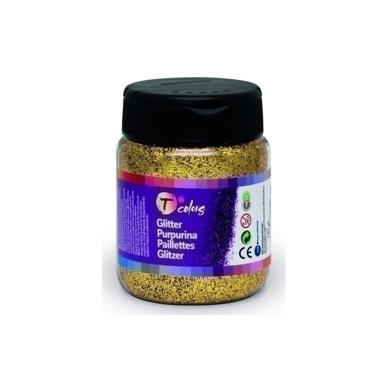 34392-PURPURINA TCOLORS BOTE 130ml OR precio por 1 unidades
