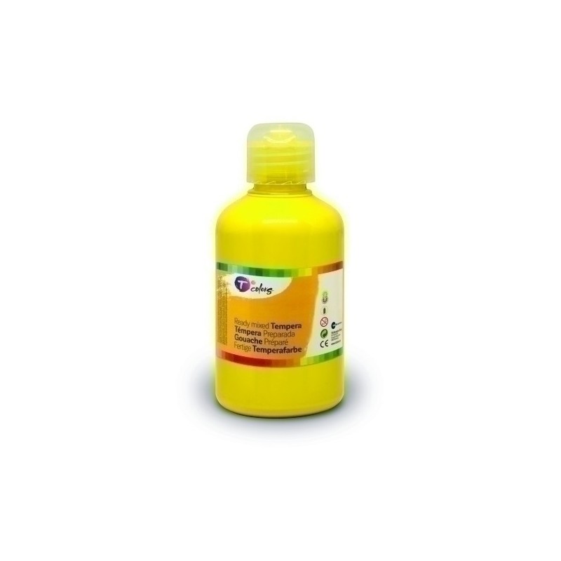 44514-TEMPERA TCOLORS LIQ.500 ml AMARILLO precio por 1 unidades