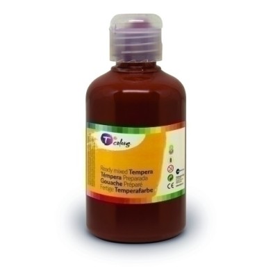 33874-TEMPERA TCOLORS LIQ.500 ml MARRON precio por 1 unidades