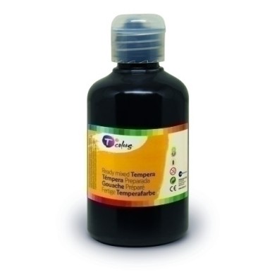 33875-TEMPERA TCOLORS LIQ.500 ml NEGRO precio por 1 unidades