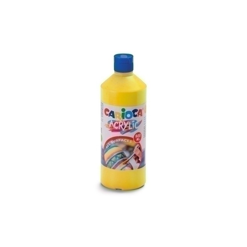 40432/03-TEMPERA CARIOCA ACR.LIQ.500ml AMARILLO precio por 1 unidades
