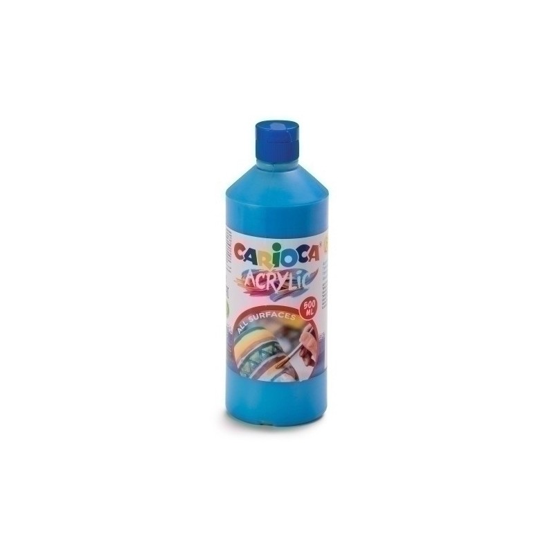 40432/05-TEMPERA CARIOCA ACR.LIQ.500ml AZUL precio por 1 unidades