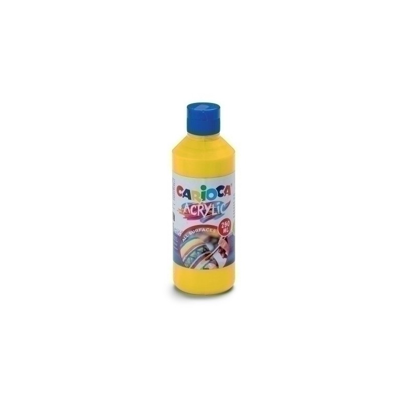 40431/03-TEMPERA CARIOCA ACR.LIQ.250ml AMARILLO precio por 1 unidades