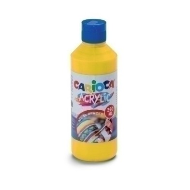 40431/03-TEMPERA CARIOCA ACR.LIQ.250ml AMARILLO precio por 1 unidades