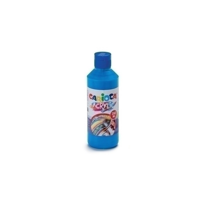 40431/05-TEMPERA CARIOCA ACR.LIQ.250ml AZUL precio por 1 unidades