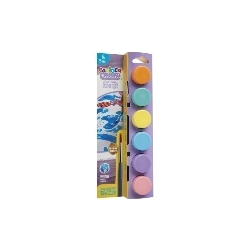 40485-TEMPERA CARIOCA 25ml PAS.E/6 precio por 1 unidades