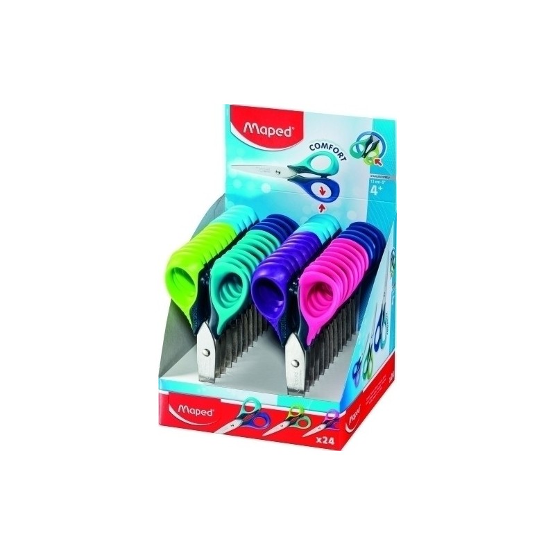 169300-TIJERAS MAPED SENSOFT 3D 13 cm. EXPOS.24 precio por 1 unidades
