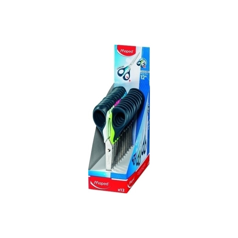 169600-TIJERAS MAPED SENSOFT 3D 16 cm. EXPOS.12 precio por 1 unidades