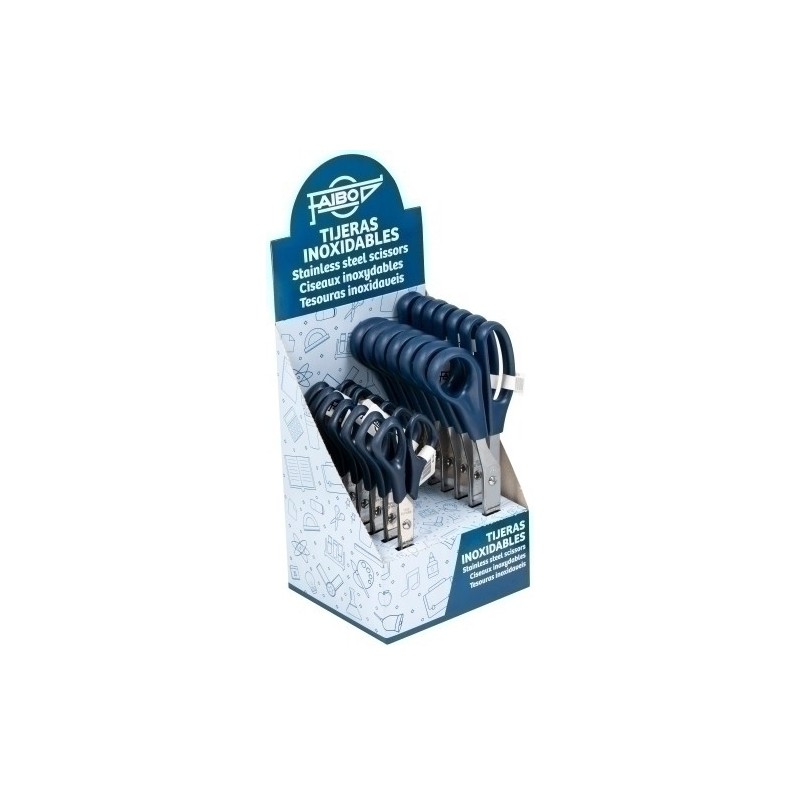 1621-TIJERAS FAIBO ERGONOMICA SURT. EXP.14 precio por 1 unidades