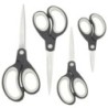 1574-TIJERAS RAPESCO MANGO SUAVE P/4 NEGRO precio por 1 unidades