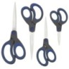 1578-TIJERAS RAPESCO MANGO SUAVE P/4 AZUL precio por 1 unidades