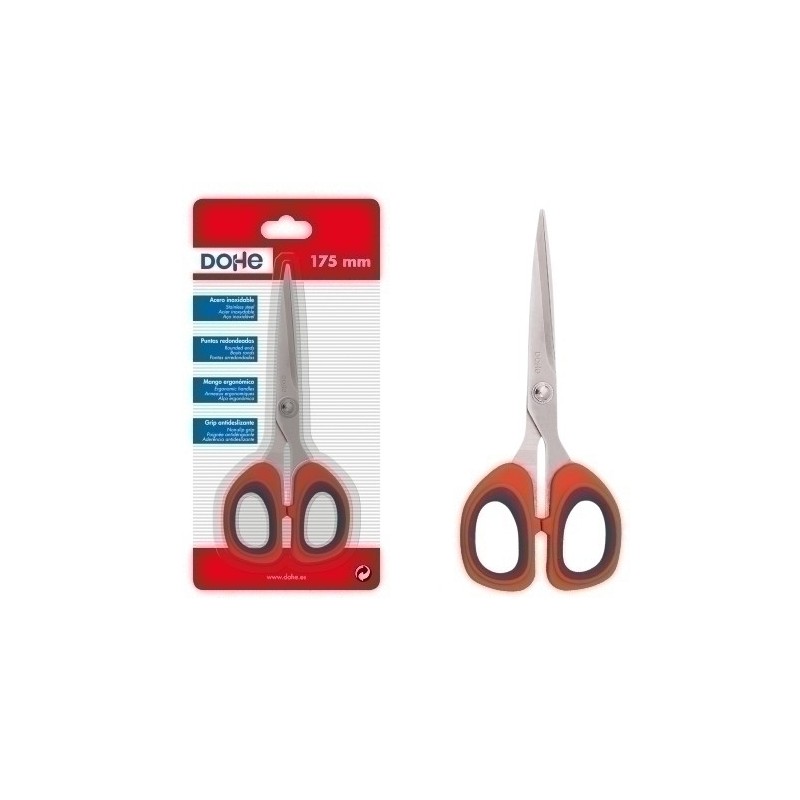 79224-TIJERAS DOHE ERGONOMICA 17 cm. SIMETRICA precio por 1 unidades