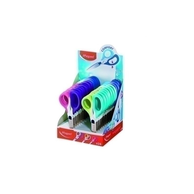 484412-TIJERAS MAPED SENSOFT 13 cm. EXPOS.24 precio por 1 unidades