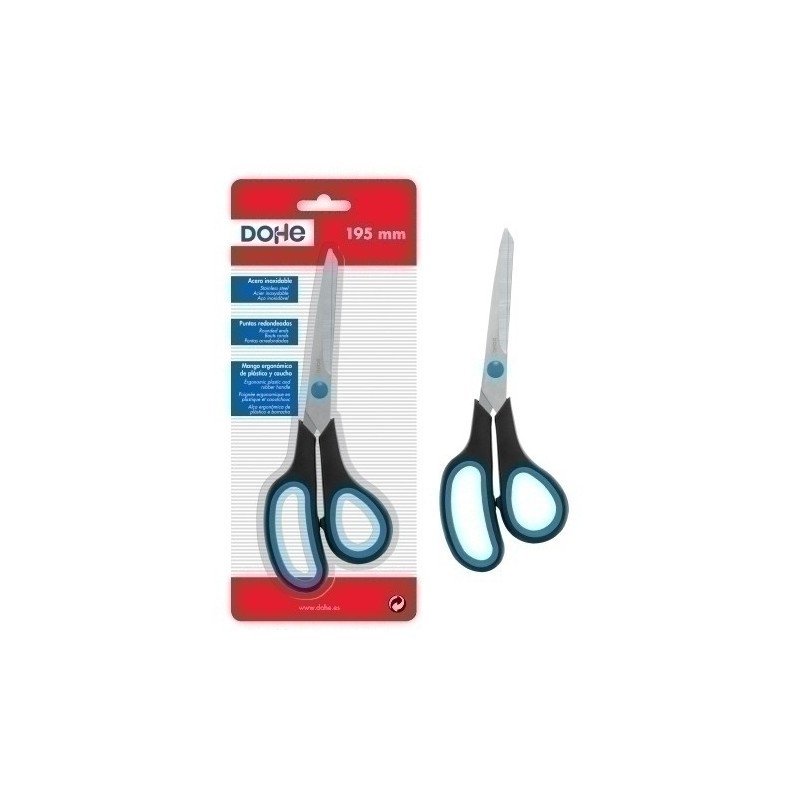 79220-TIJERAS DOHE ERGONOMICA 19cm. ASIMETRICA precio por 1 unidades