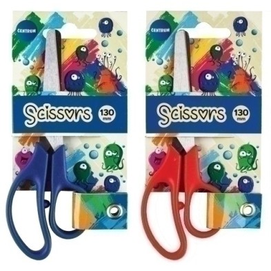 80249-TIJERAS ESCOL. CENTRUM 13 cm. SURTIDO precio por 12 unidades
